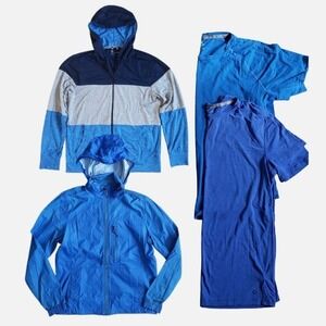 Gap Hoodie Top Bundle Mens Small Blue Windbreaker Hoodie Active GapFit Shirt Lot